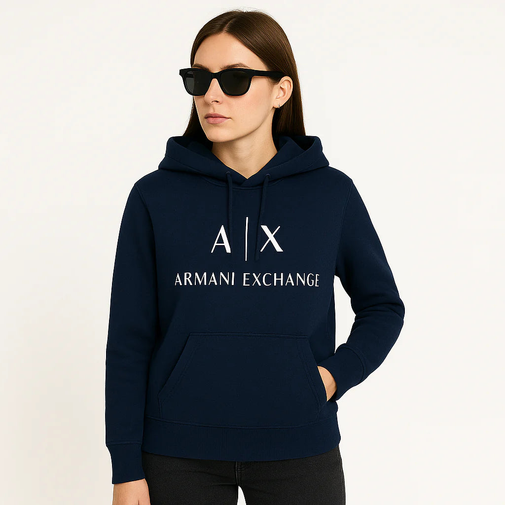 AX Logo Pullover - Black