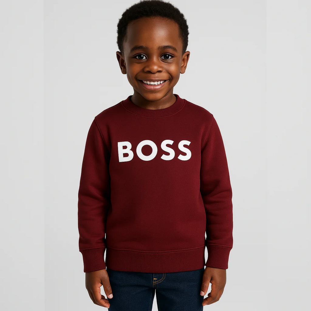 BOSS Sweatshirt Unisex - Red