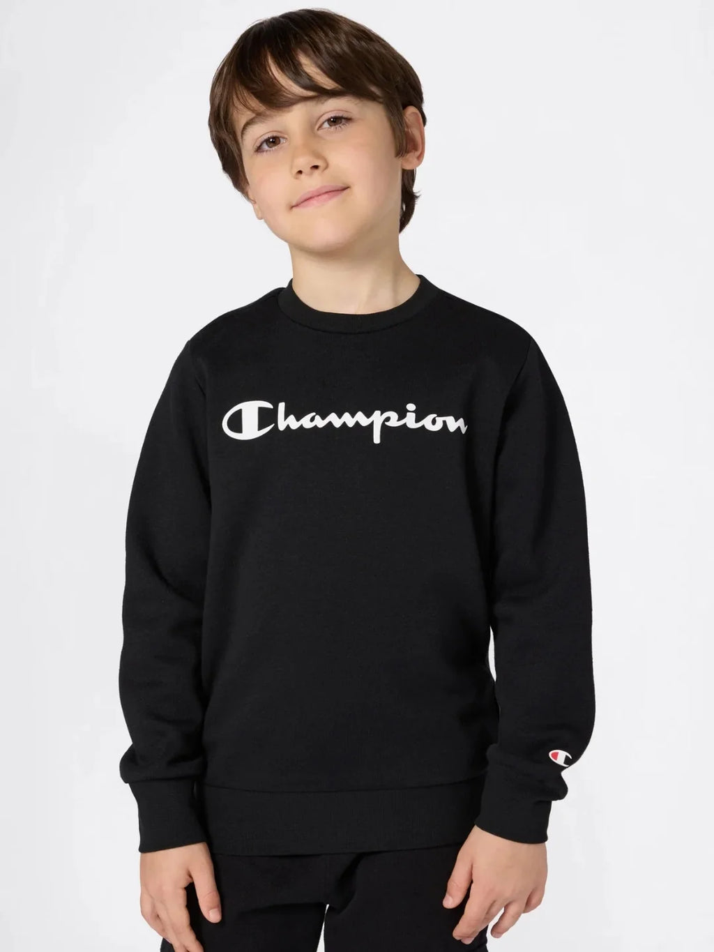 Champion Center Logo Sweatshirt - White
