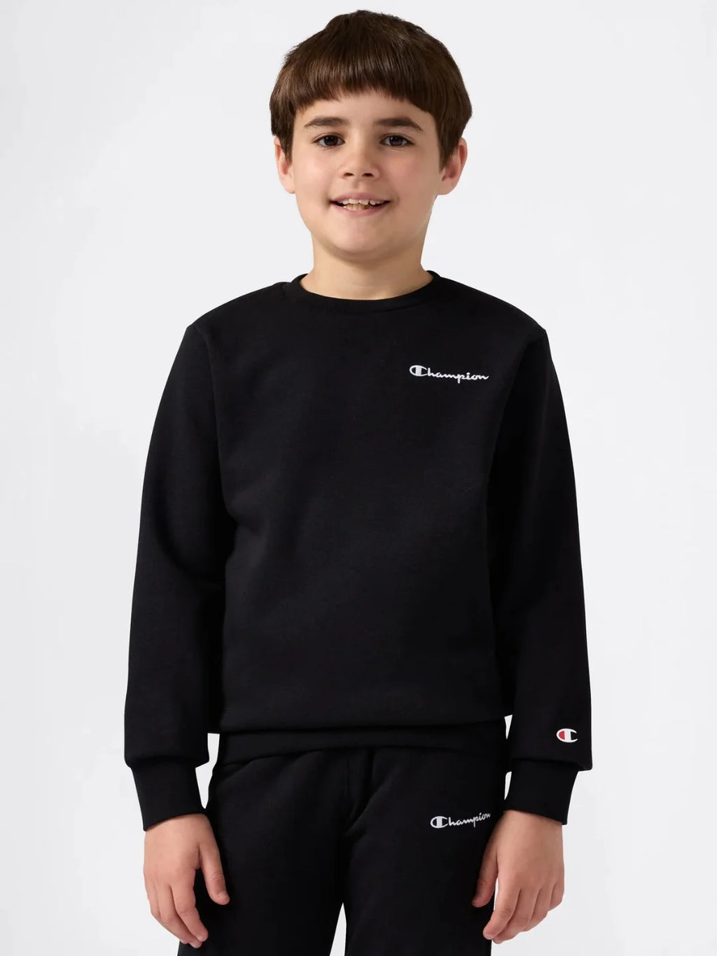 Champion Chest Logo Sweatshirt - Black