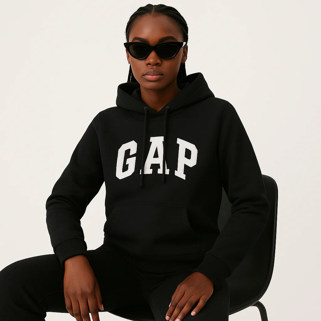 G.A.P Pullover Hoodie - Black