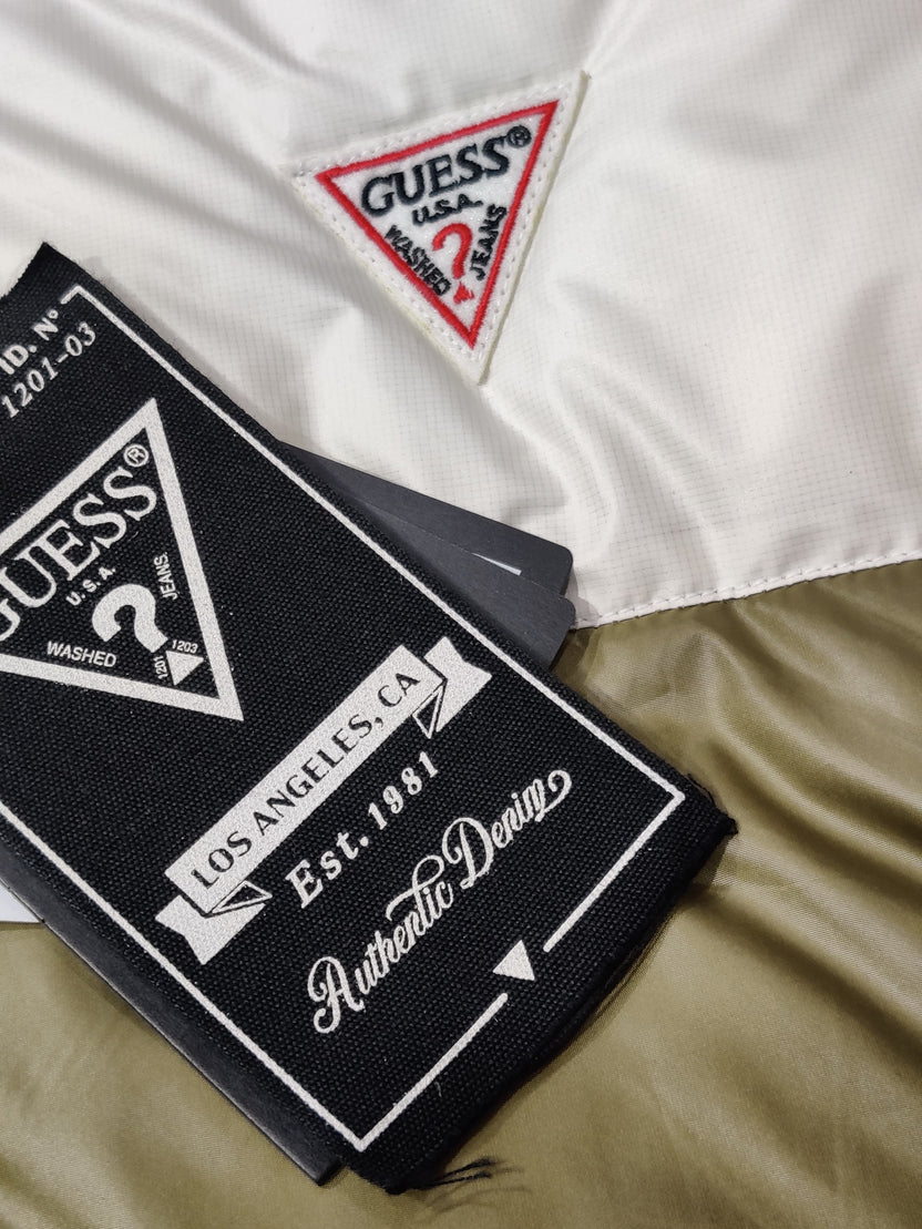 Guess Gilet Sleeveless - White Gold