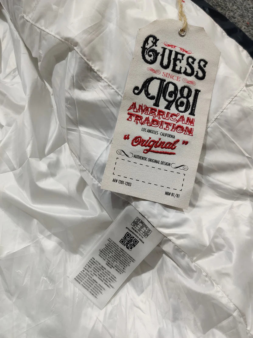 Guess Refletive Jacket Blue/White