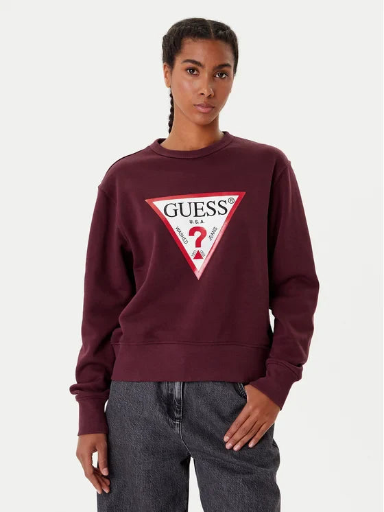 Guess Womens Sweatshirt - Navy Blue