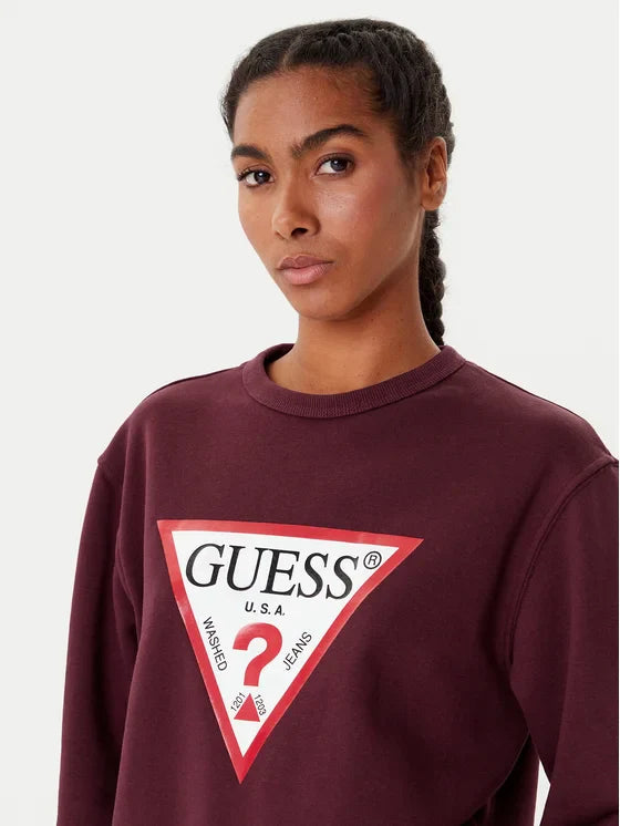 Guess Womens Sweatshirt - Navy Blue
