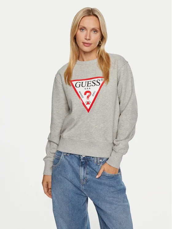 Guess Womens Sweatshirt - White