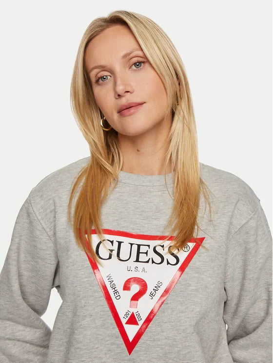 Guess Womens Sweatshirt - White
