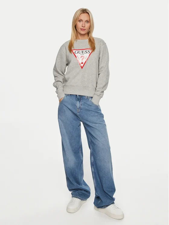 Guess Womens Sweatshirt - White