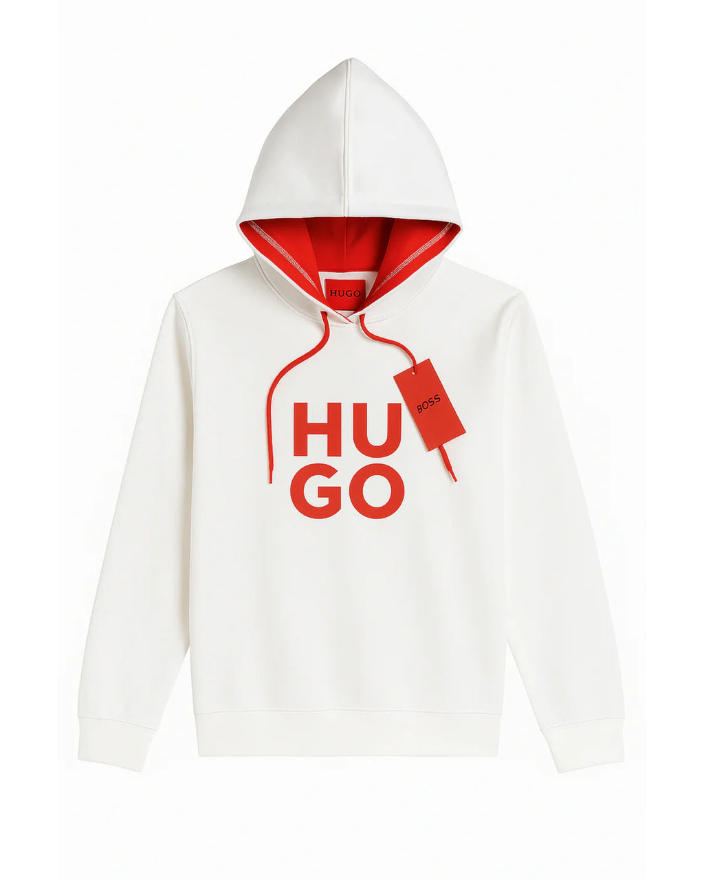 H.U.G.O Pullover Hoodie - White