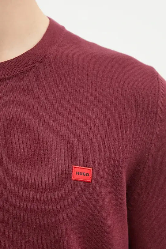 HUGO cotton sweater-Green