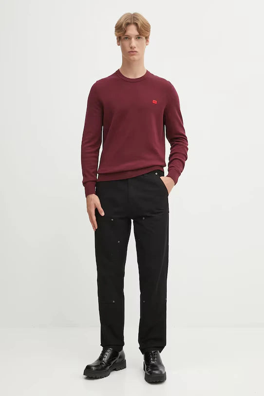 HUGO cotton sweater-Green