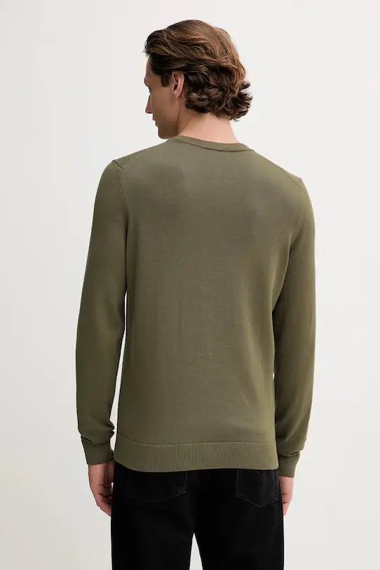 HUGO cotton sweater-Green