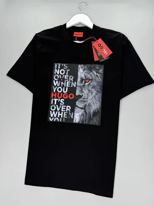 Hugo Lion Graphic Tee - Black