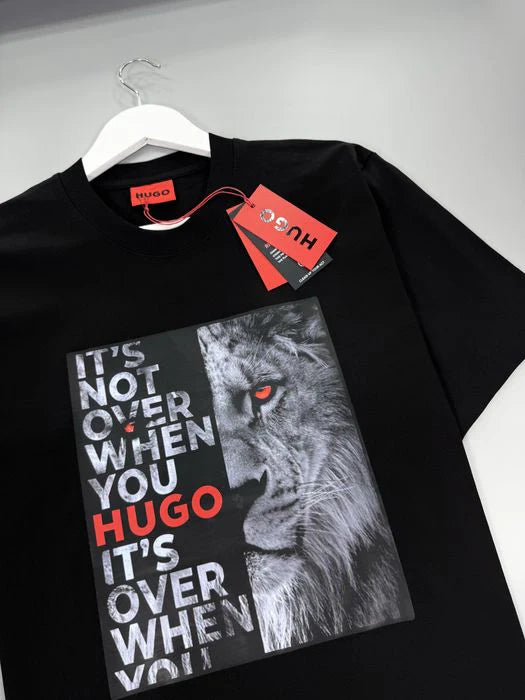 Hugo Lion Graphic Tee - Black