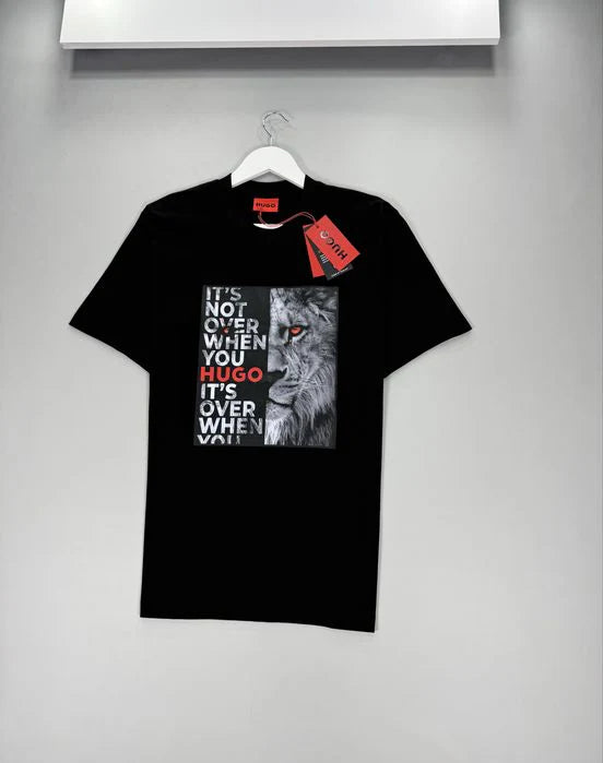 Hugo Lion Graphic Tee - Black