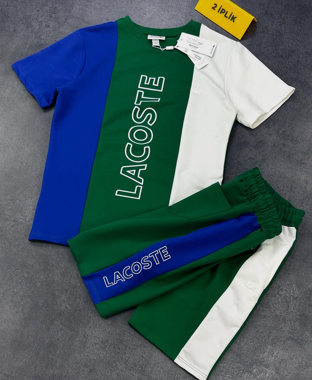 Lacoste Logo Shorts Set - Multicolor