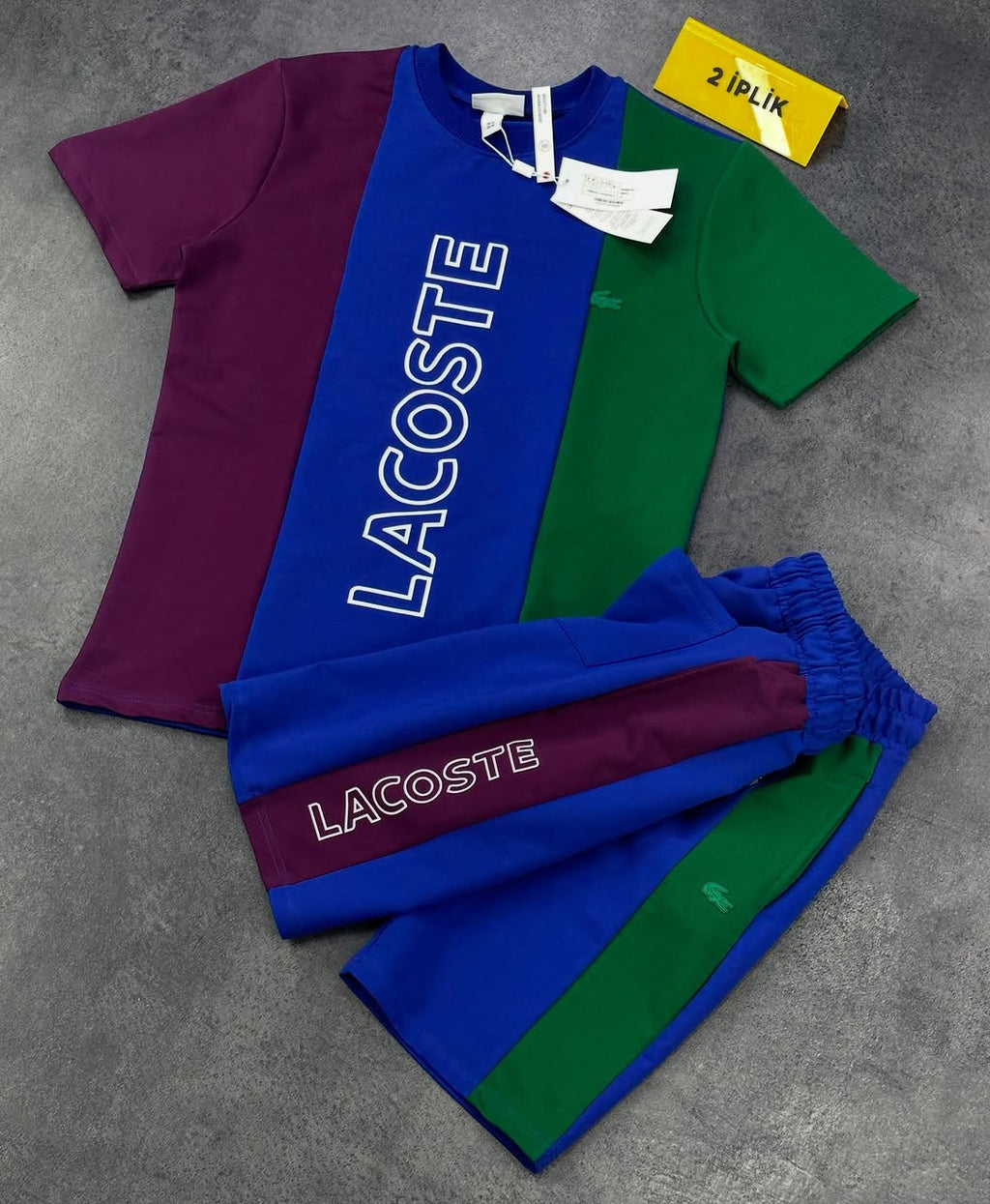 Lacoste Logo Shorts Set - Multicolor