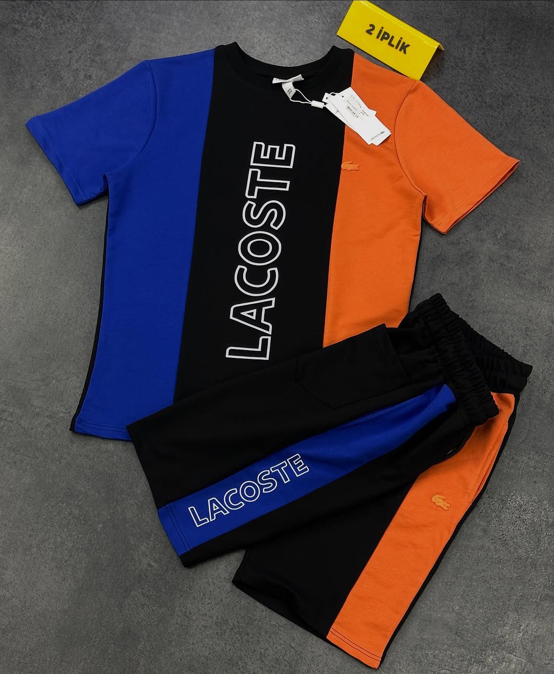 Lacoste Logo Shorts Set - Multicolor