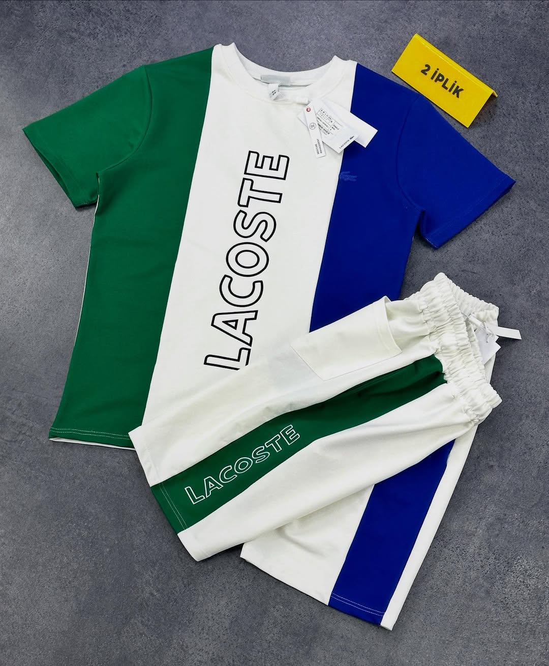 Lacoste Logo Shorts Set - Multicolor