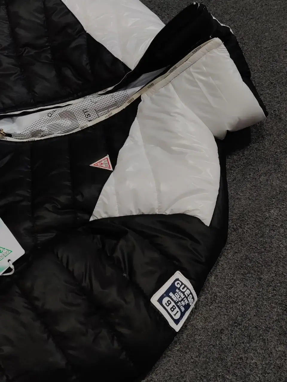 Guess Refletive Jacket Blue/White