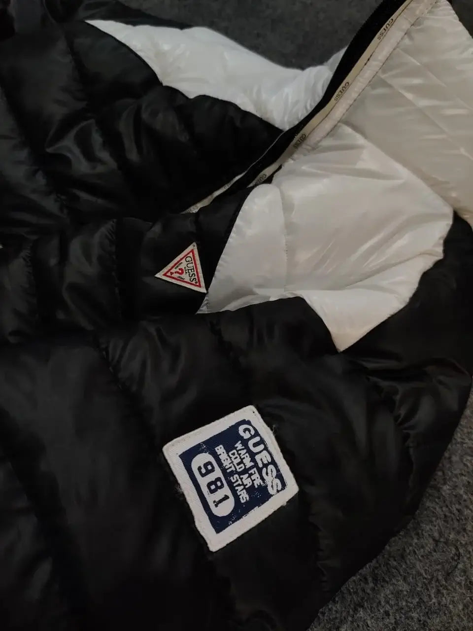 Guess Refletive Jacket Blue/White