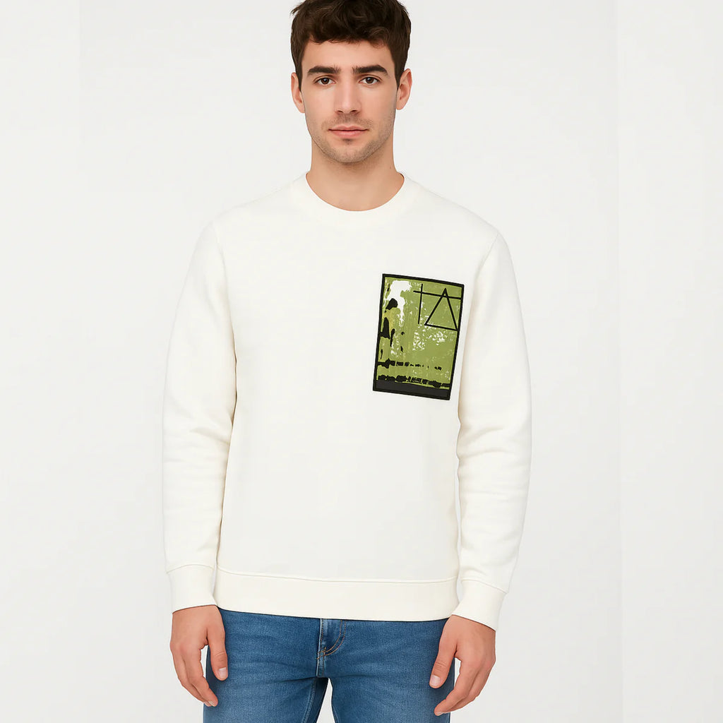 Jack & Jones Patch Sweatshirt - Black
