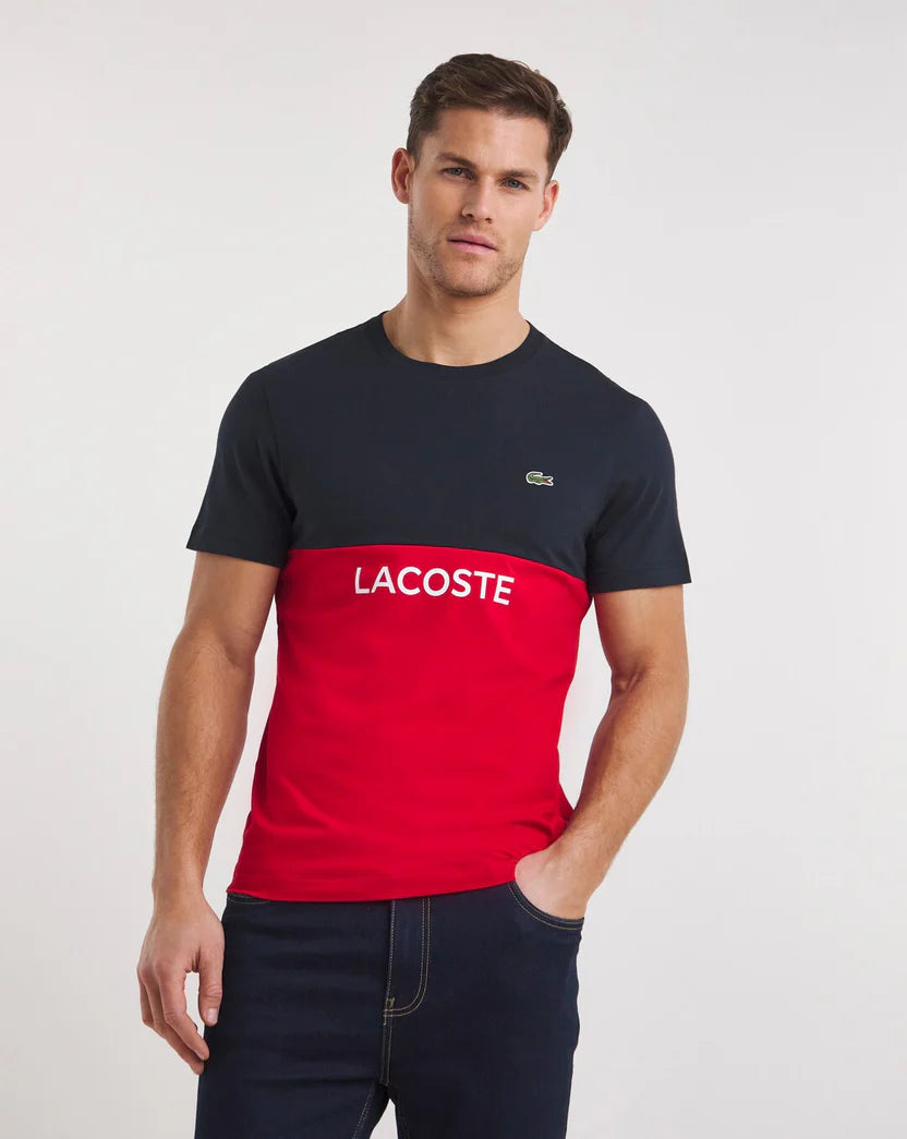 LCST Colorblock Tee - NAVY RED