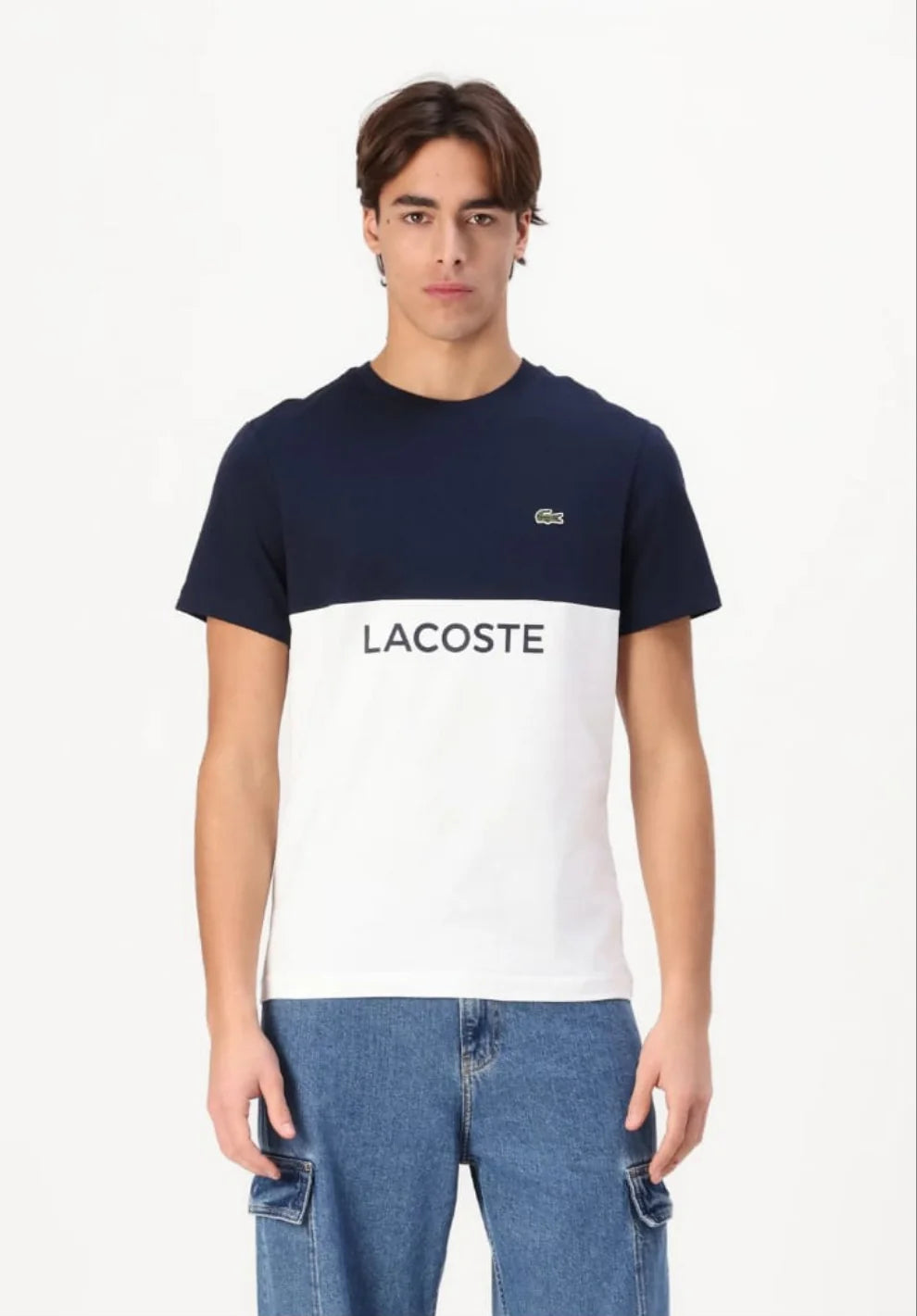 LCST Colorblock Tee - Navy White