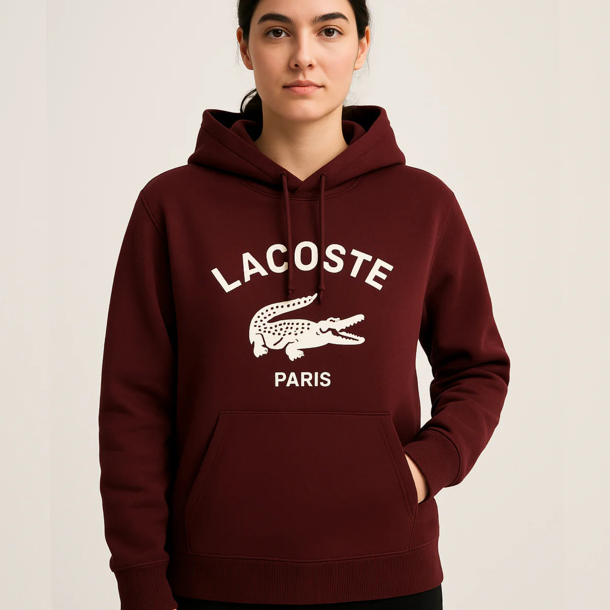 LCST Paris Alligator Hoodie - White