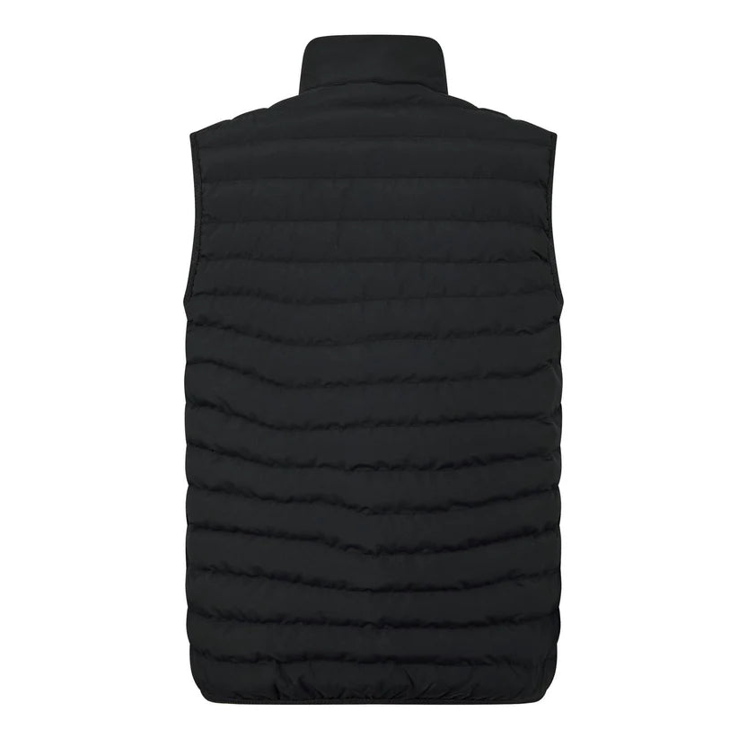 Lacoste Sleeveless Puffer - Black
