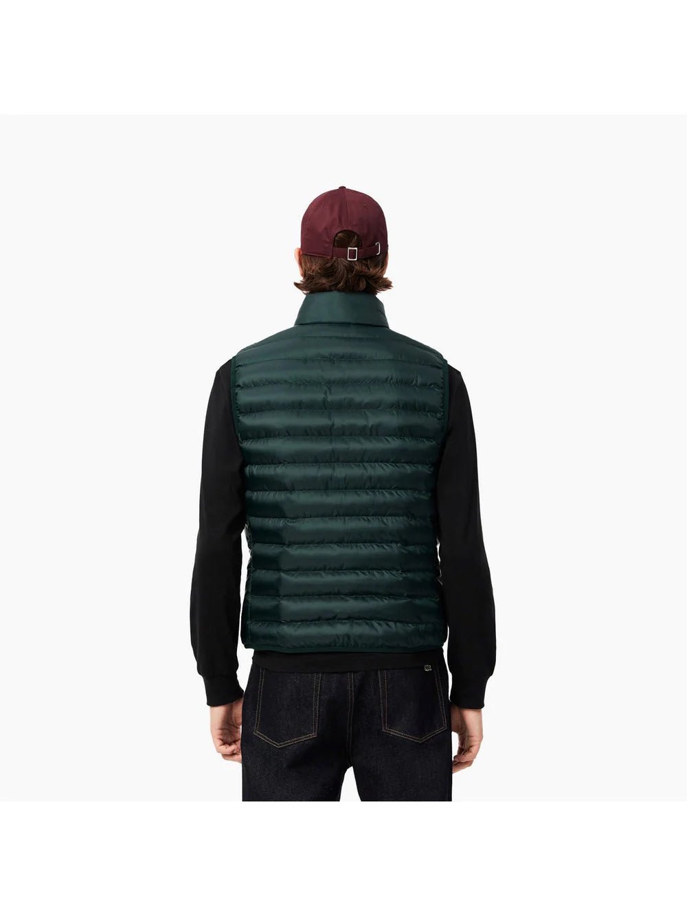 Lacoste Sleeveless Puffer - Forest Green