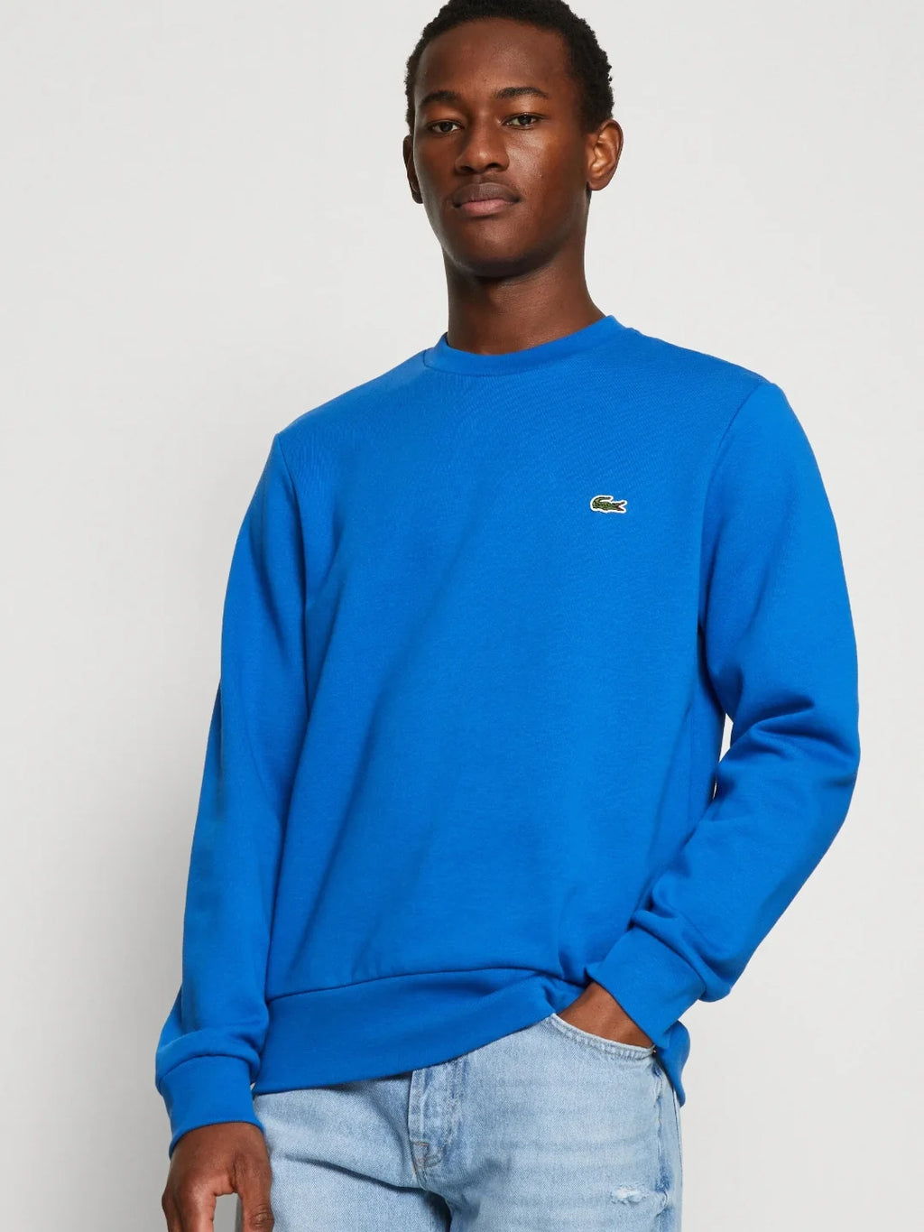 Lacost Solid Sweatshirt - Royal Blue