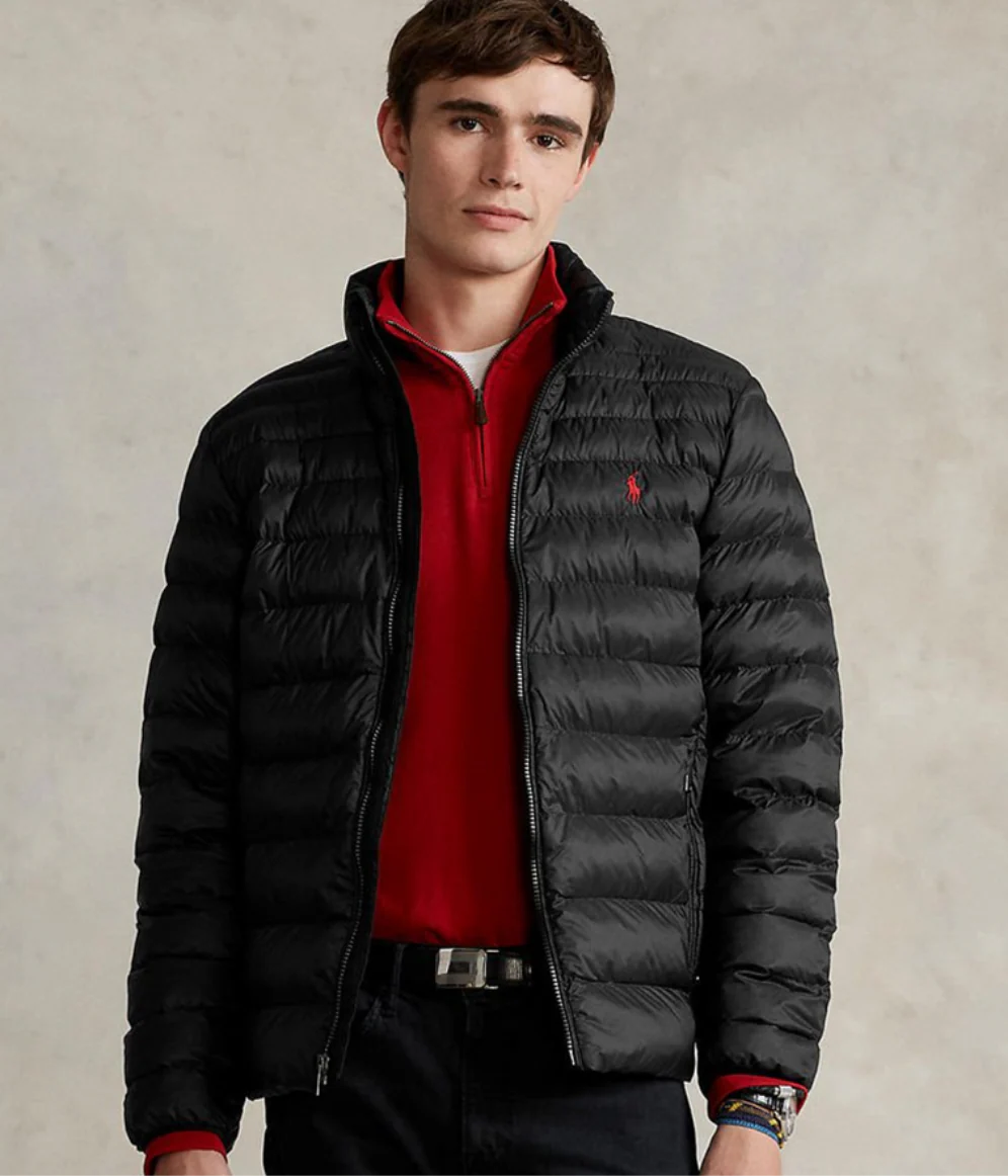 POLO Puffer Jacket - Black