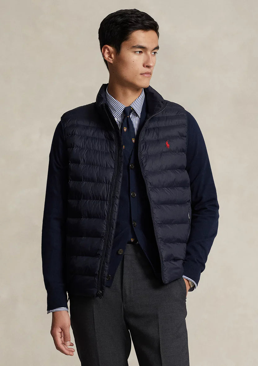 POLO Puffer Sleeveless Jacket - Navy Blue