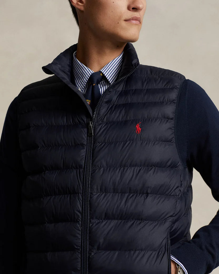 POLO Puffer Sleeveless Jacket - Navy Blue