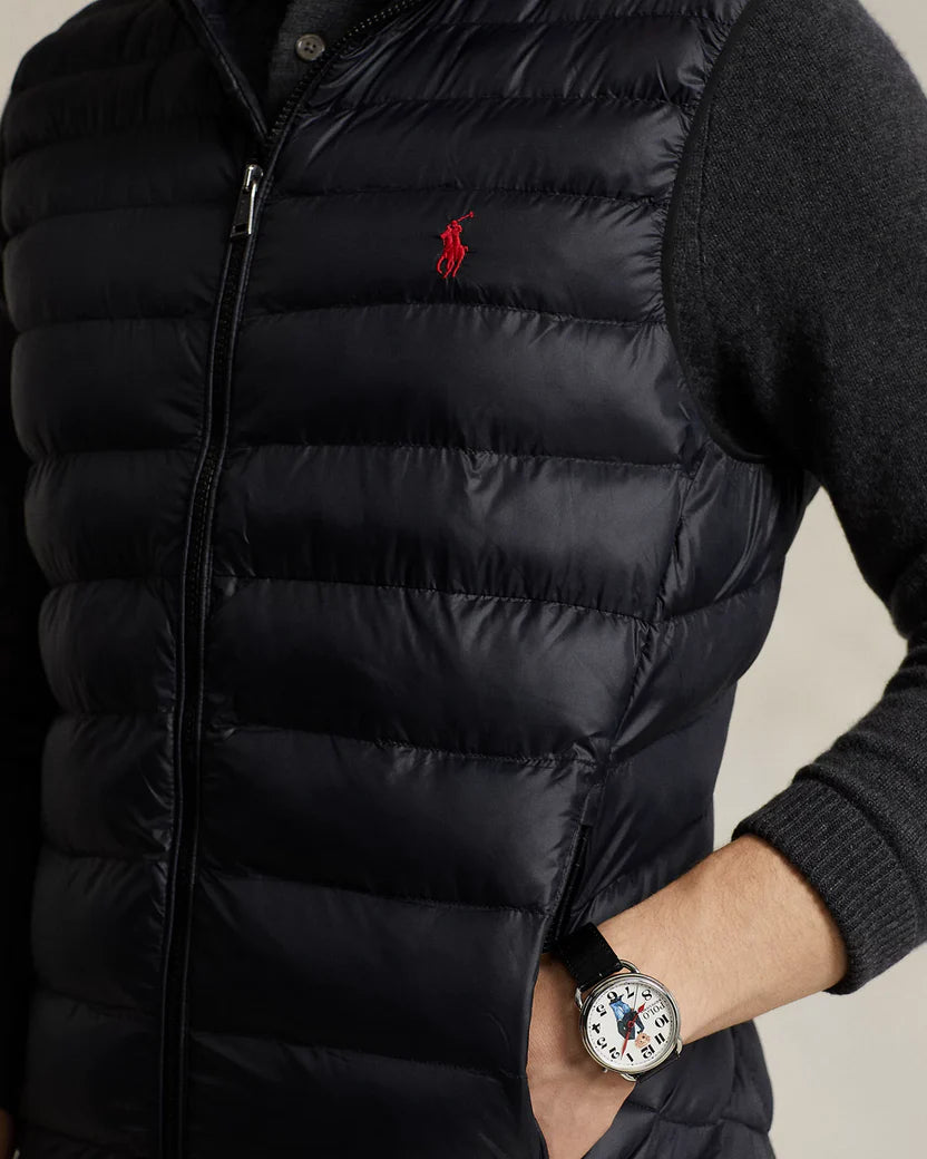POLO Puffer Sleeveless Jacket - Navy Blue