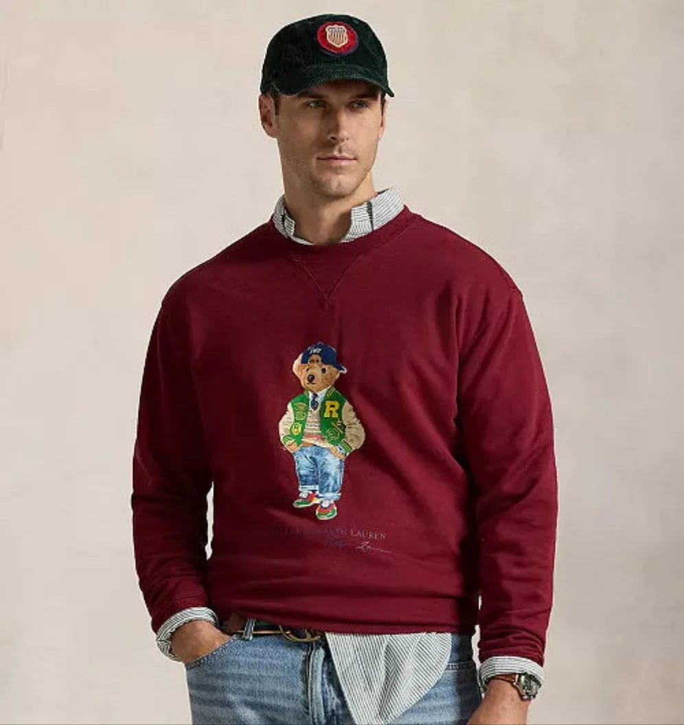 POLO Bear Sweatshirt - Burgundy