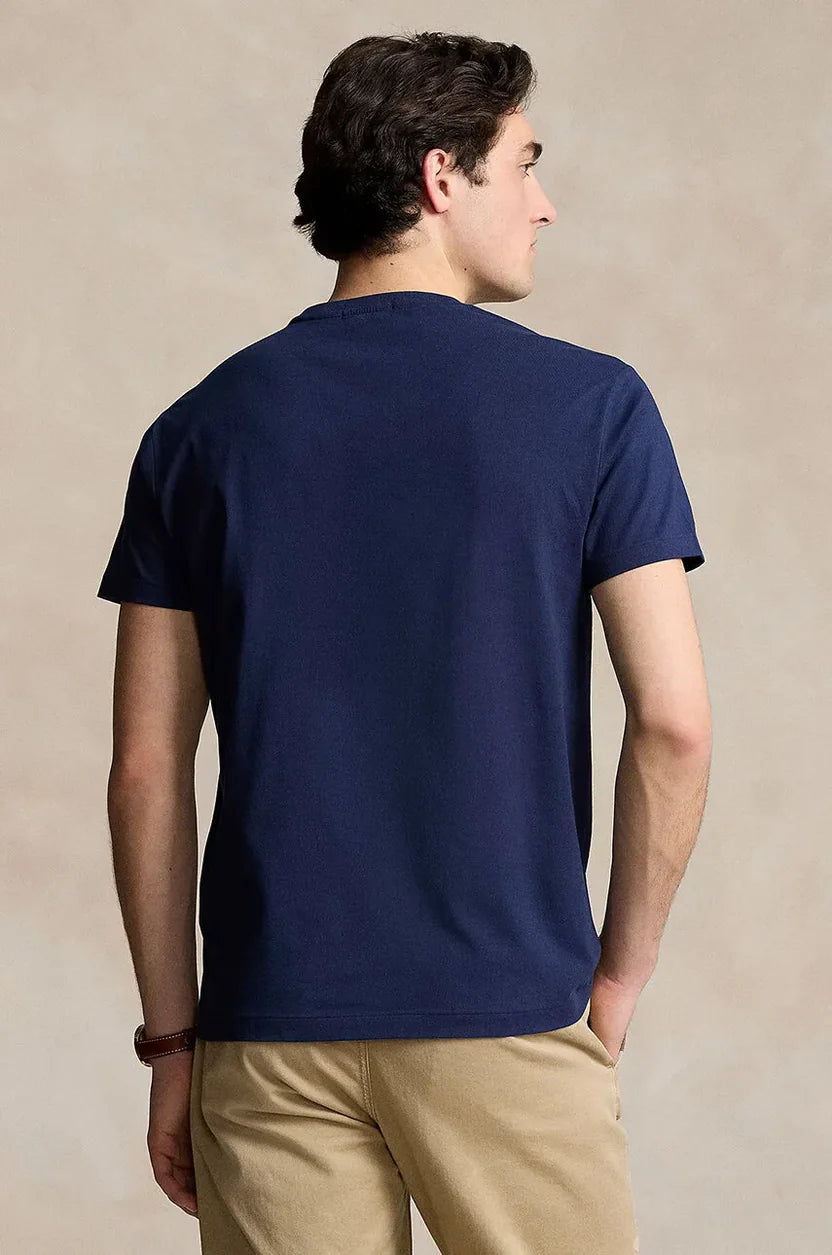 Polo Bear Cap Logo Tee - Navy