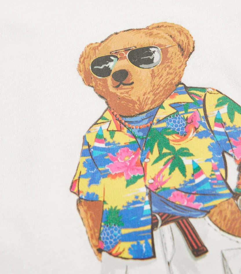 Polo Bear Multi Logo Tee - White