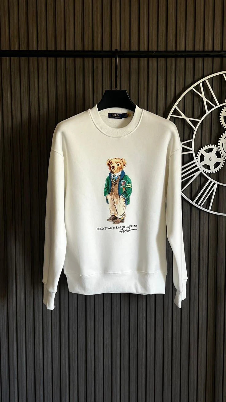 Polo bear Sweatshirt Sweatshirt - White
