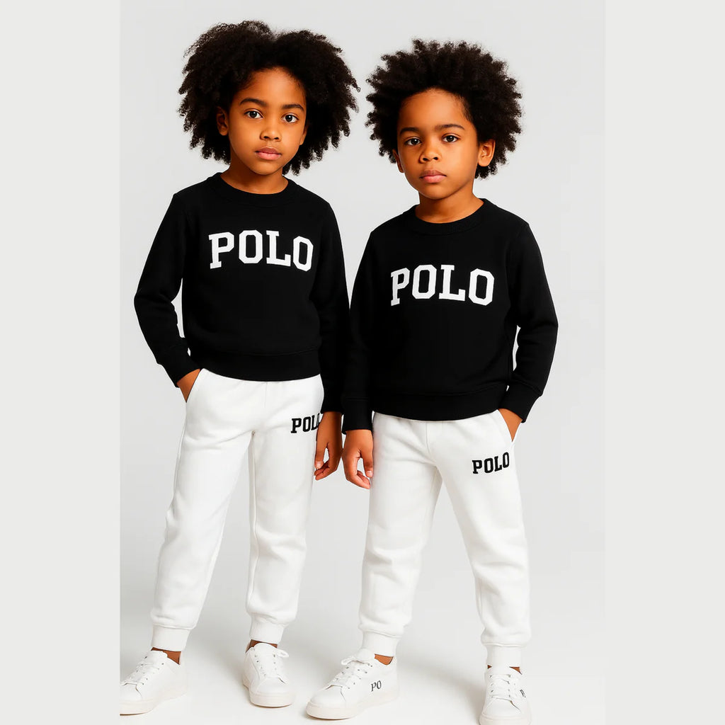 RL POLO Kids Set Unisex - Burgundy