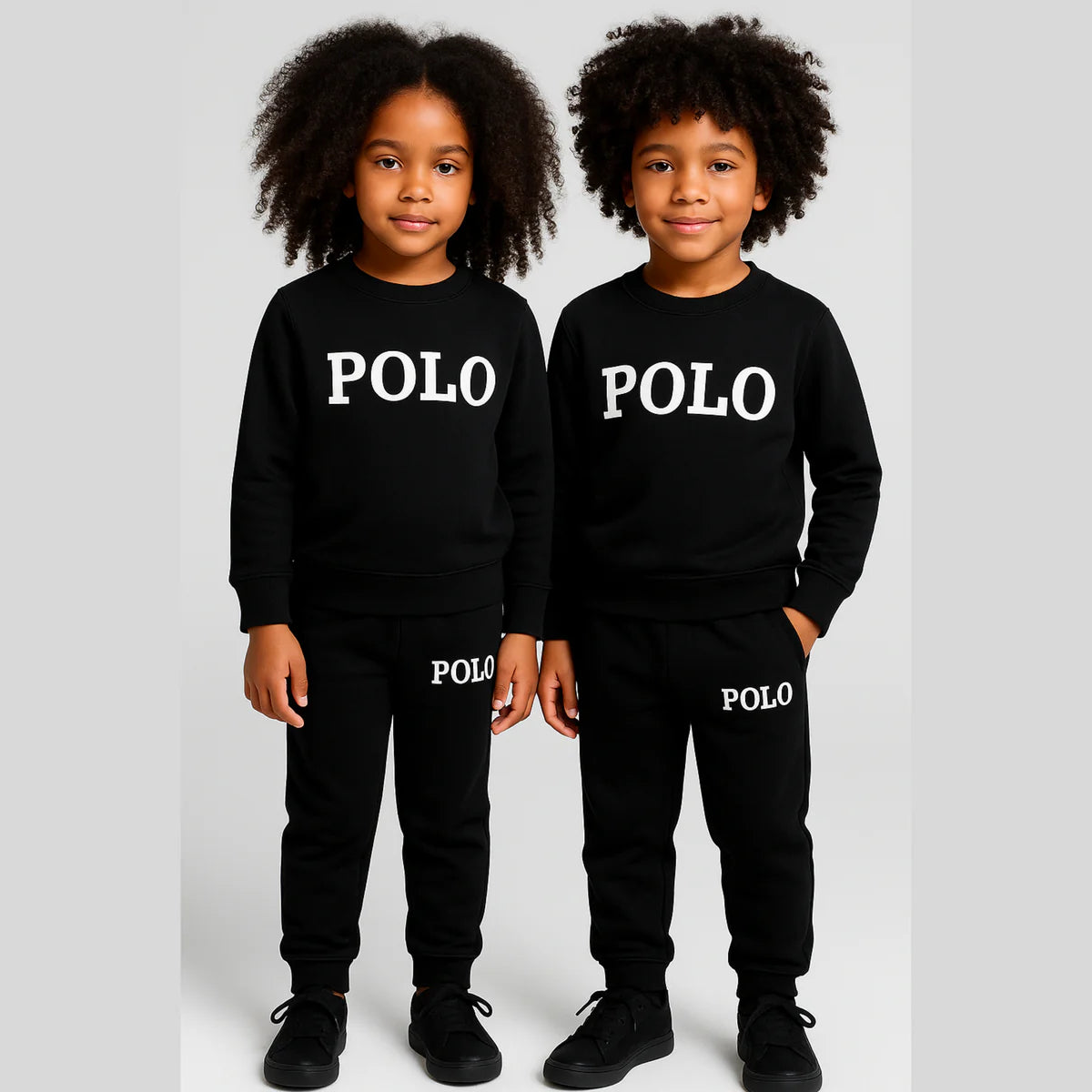 RL POLO Kids Set Unisex - Black