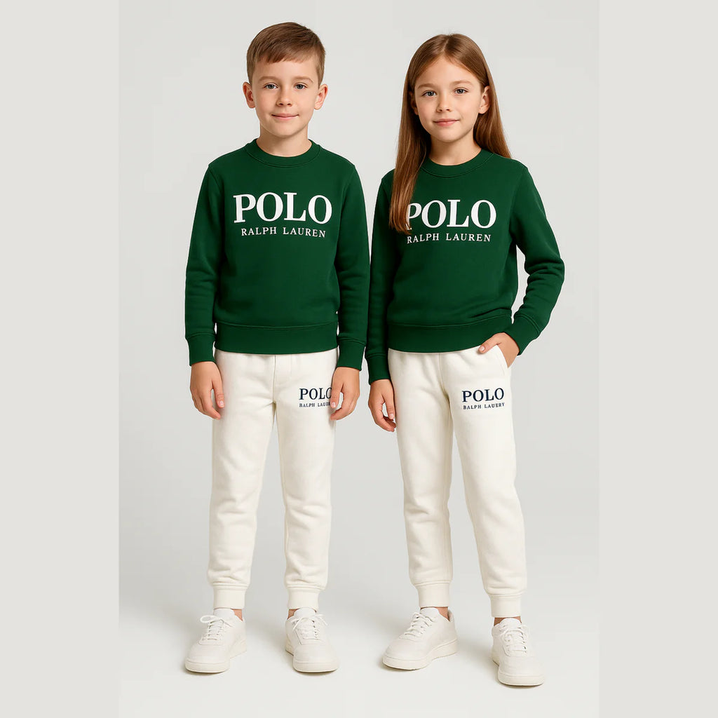 RL POLO Kids Set Unisex - Burgundy