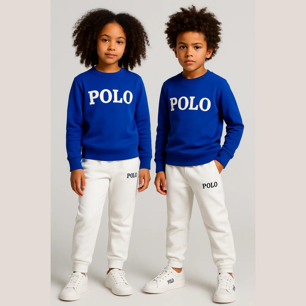 RL POLO Kids Set Unisex - Burgundy