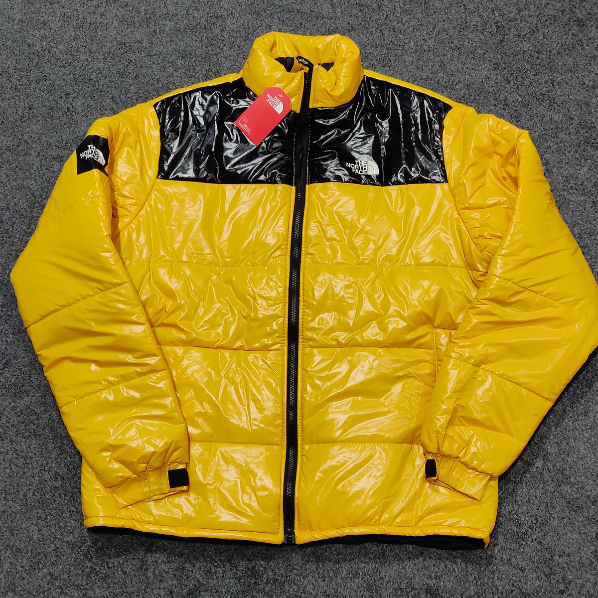 TNF Colourblock Jacket Yellow Black