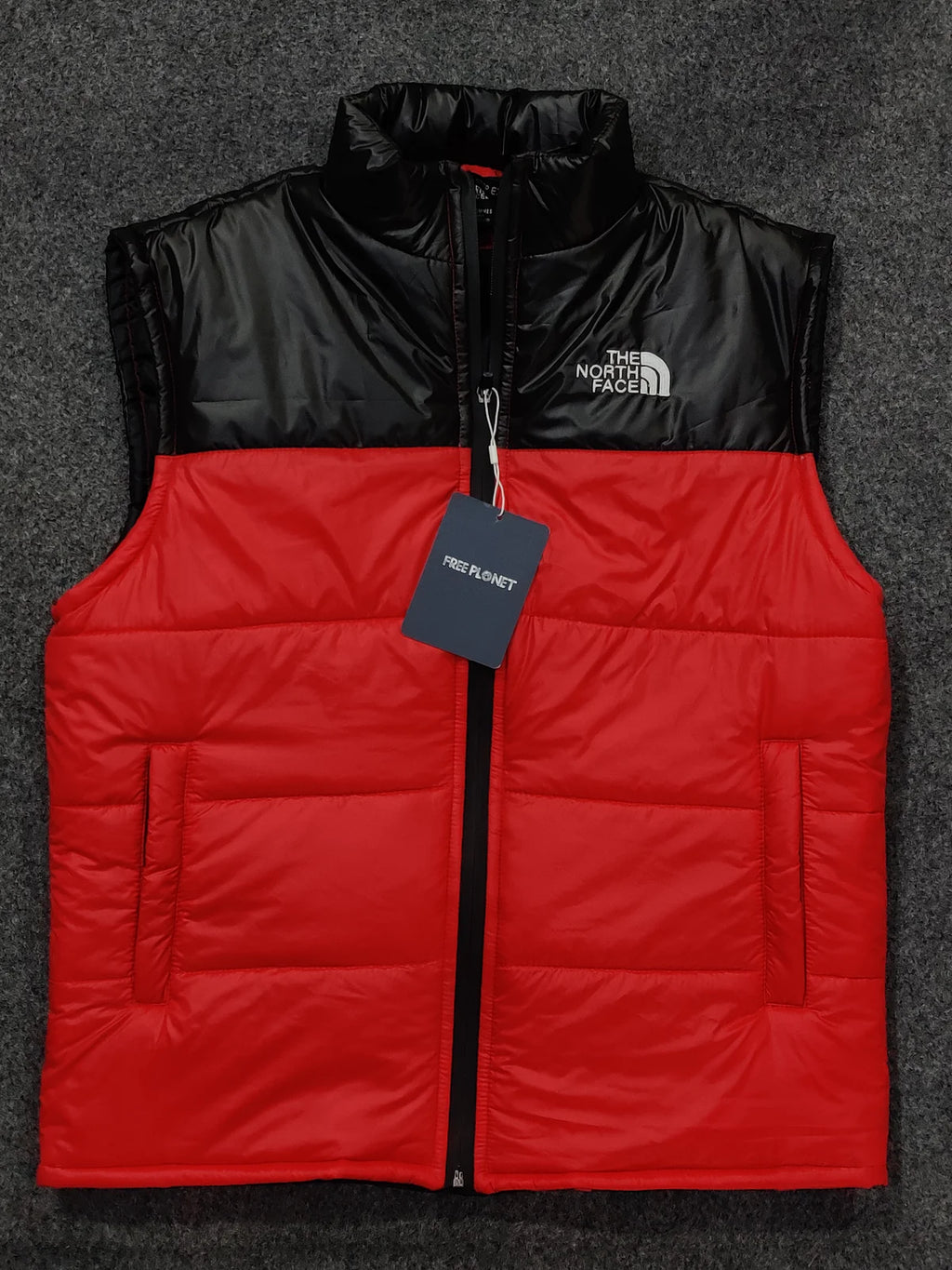 The North Face Gilet - Red Black