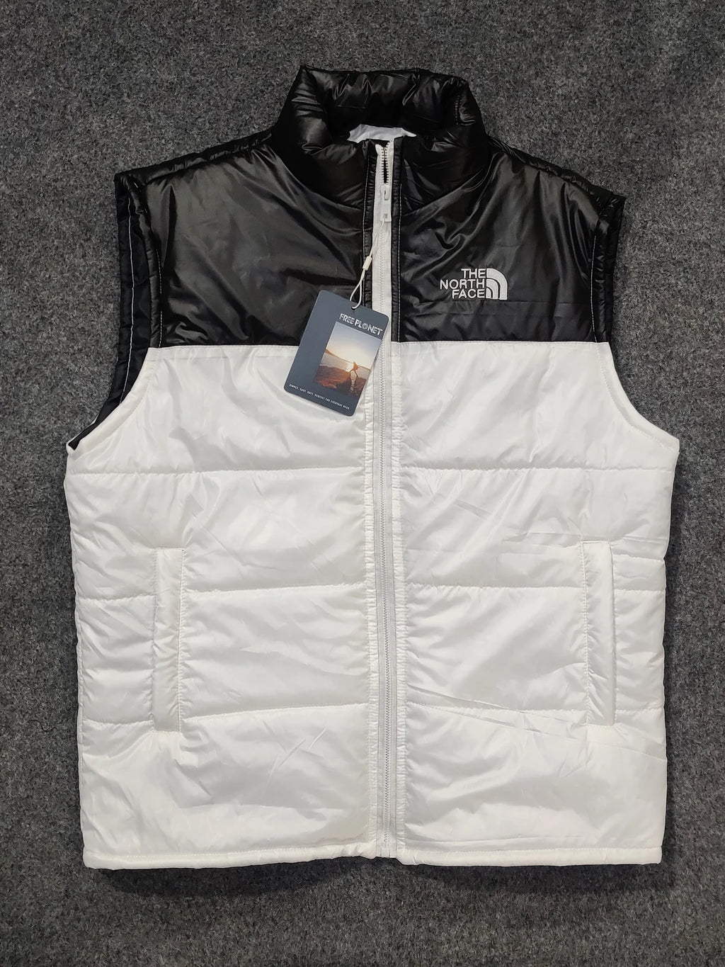 TNF Gilet - White Black