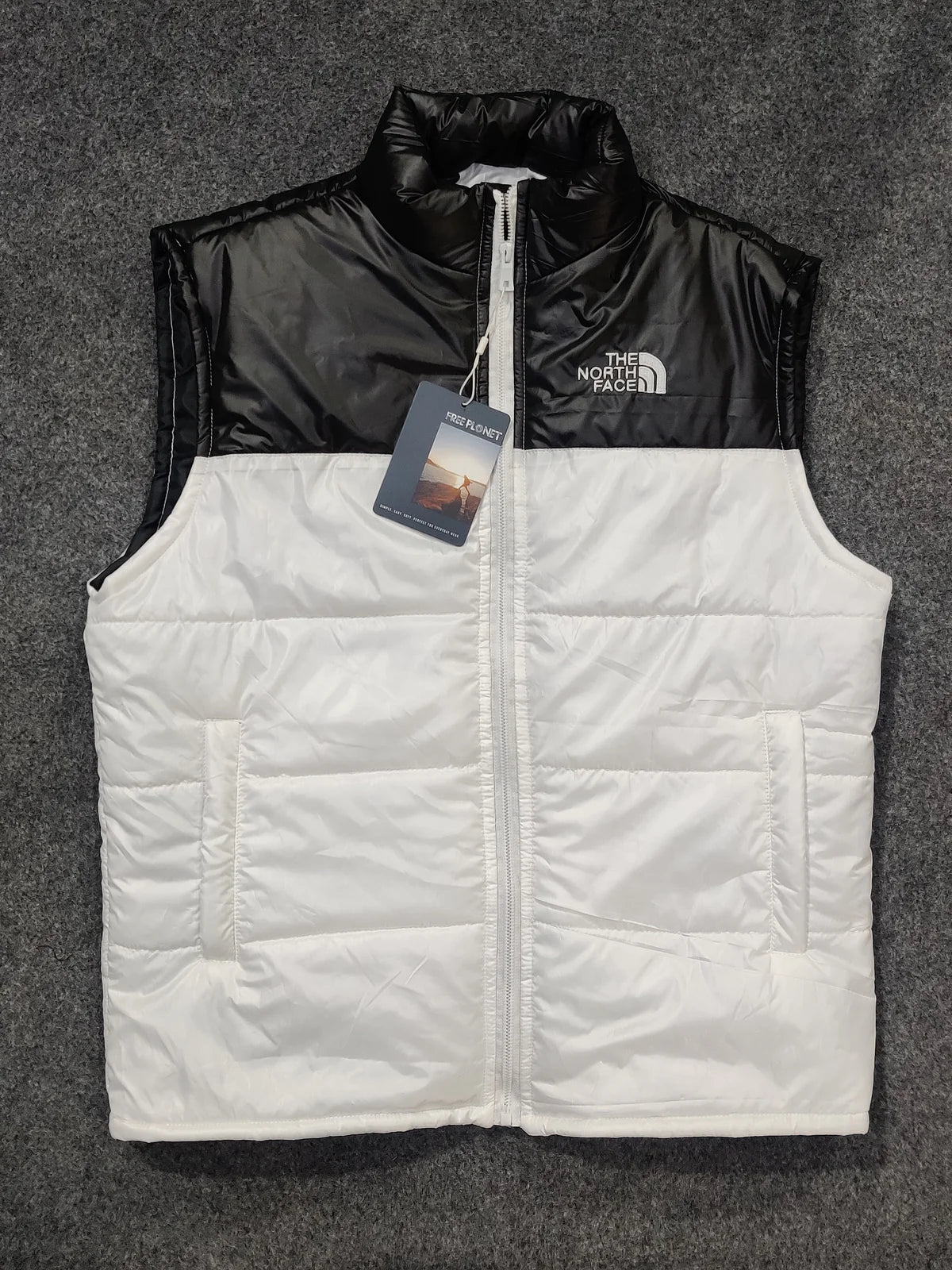 TNF Gilet - White Black