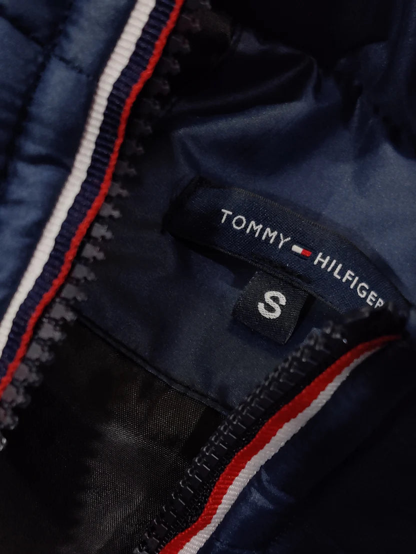 Tommy Sleeveless Puffer Gillet - Navy Blue