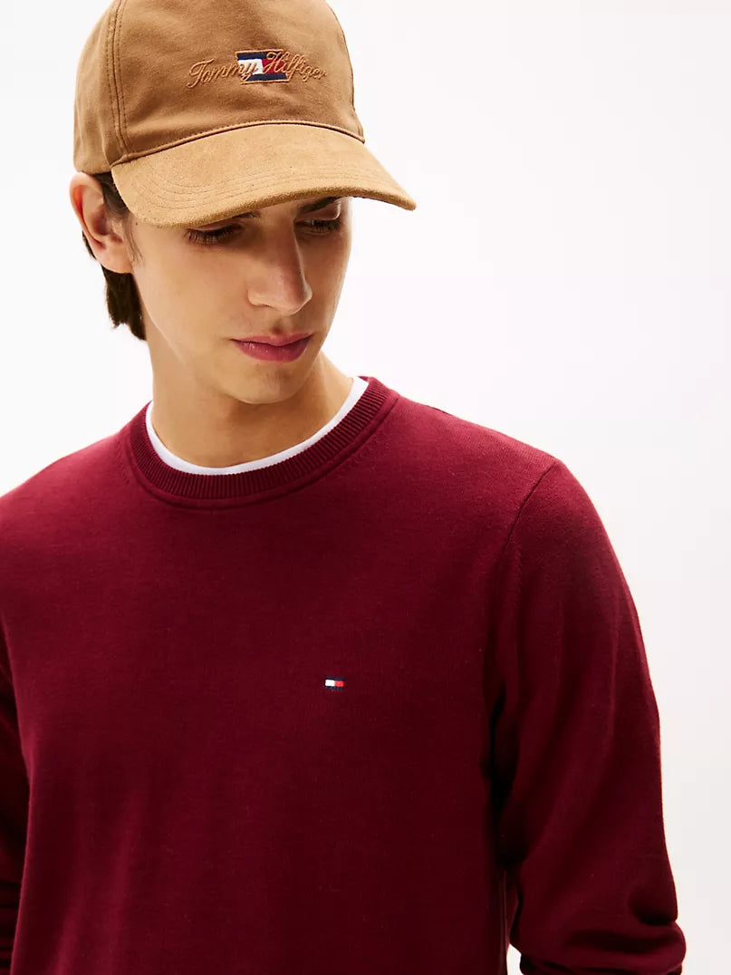 Tomy Hilfiger Classic Logo Sweatshirt - Burgundy